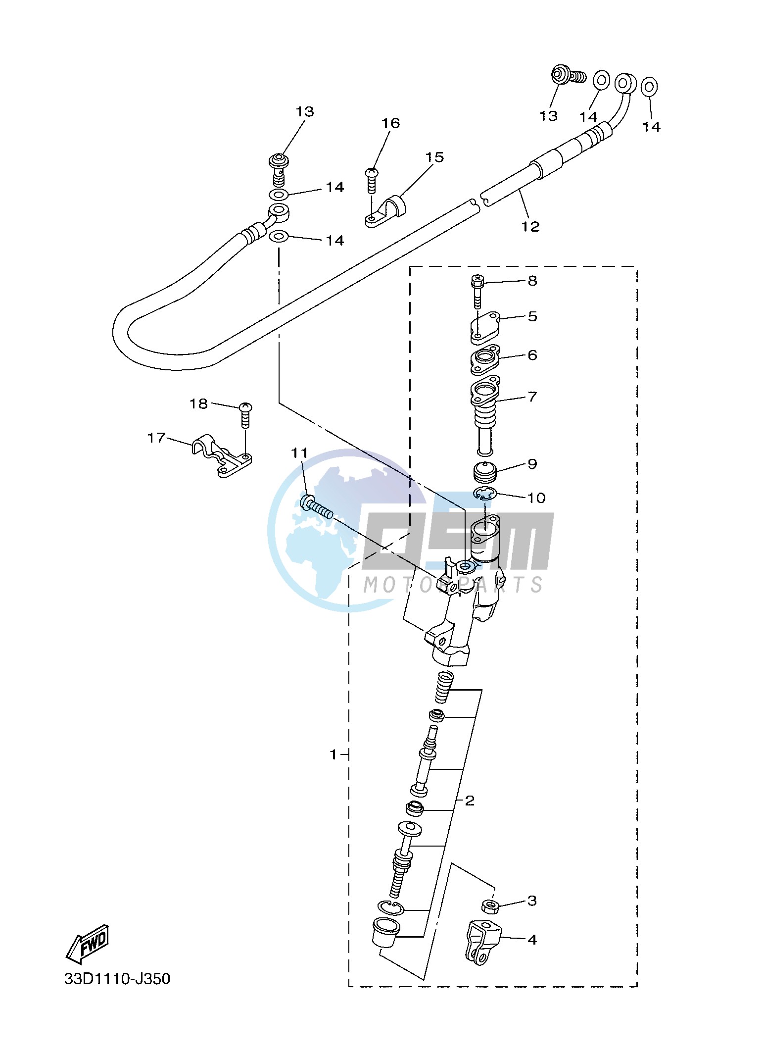 REAR MASTER CYLINDER