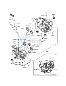 KX250F KX252AHF EU drawing Crankcase