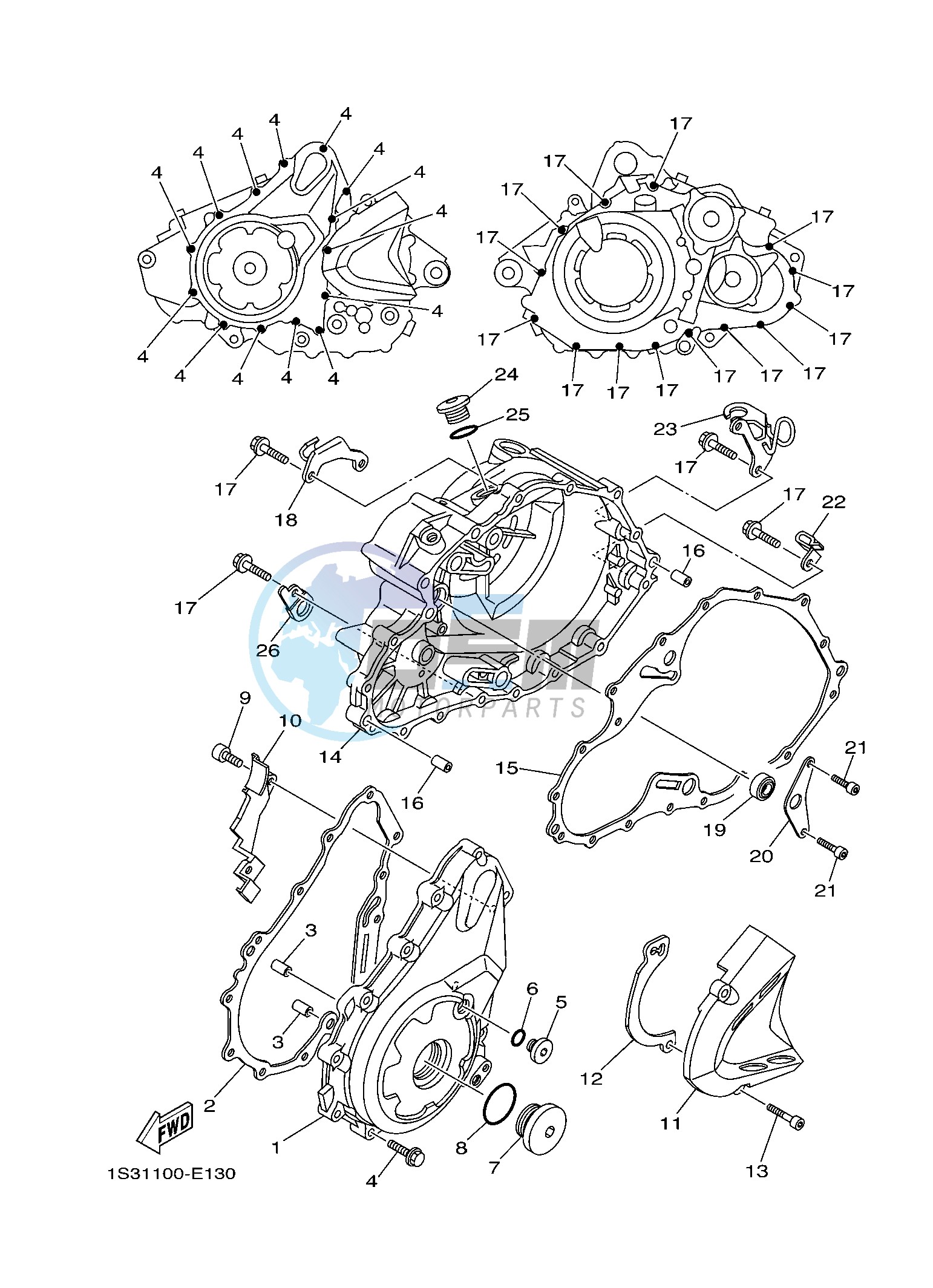 CRANKCASE COVER 1