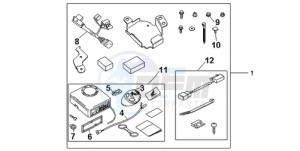 CB1000R9 France - (F / CMF) drawing ALARM SYS.