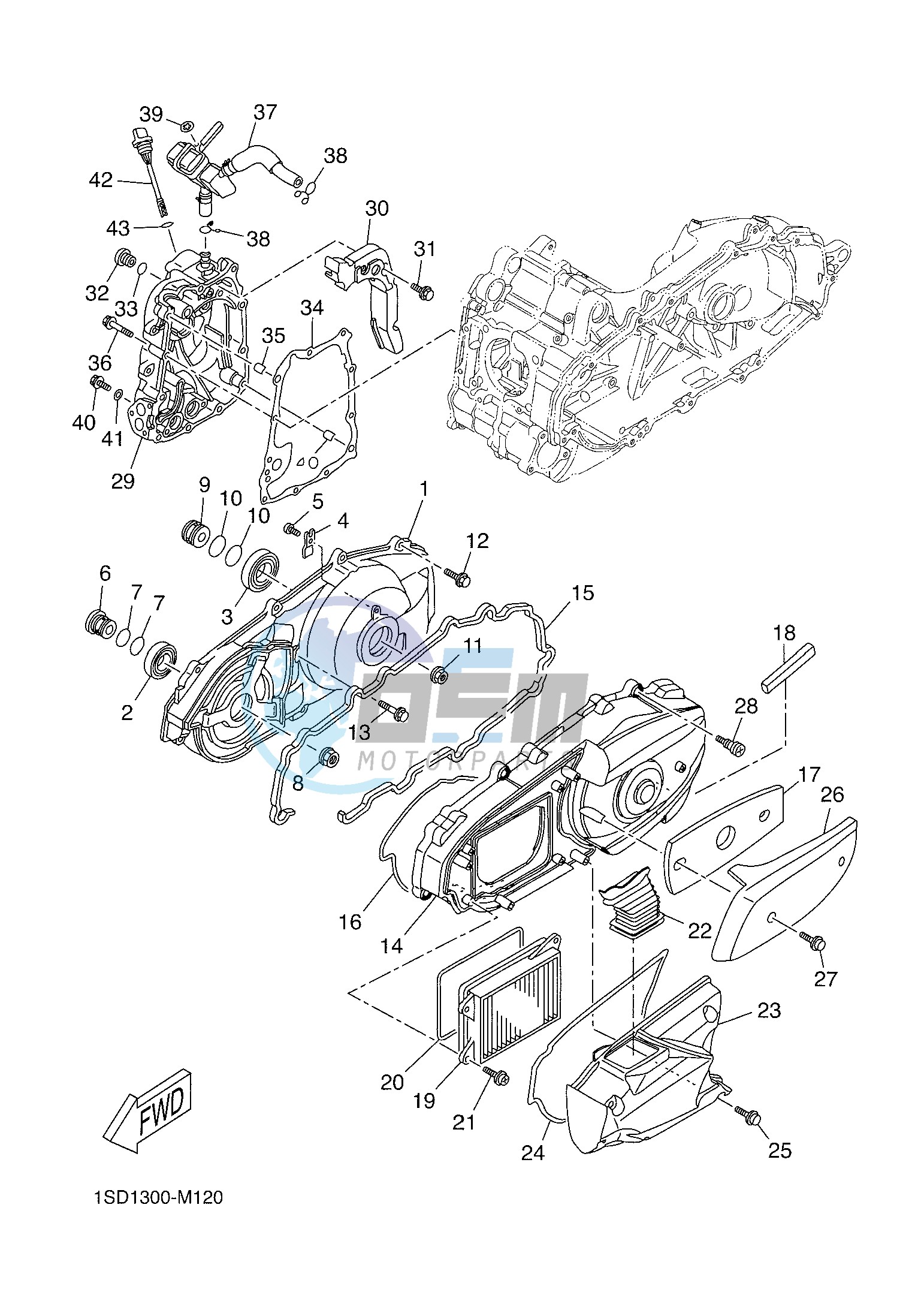 CRANKCASE COVER 1