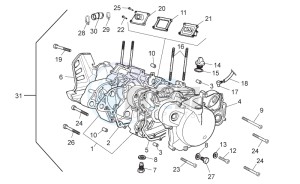 SX 50 (EMEA) drawing Crankcase