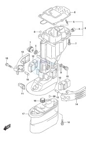 DF 20A drawing Drive Shaft Housing