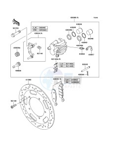 VN1600 CLASSIC TOURER VN1600-D1H GB XX (EU ME A(FRICA) drawing Front Brake