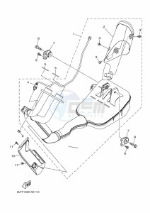 MT-07 MTN690 (BAT8) drawing EXHAUST