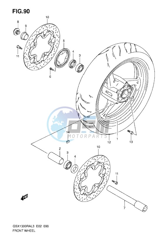 FRONT WHEEL L3