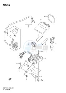 GSF650 (E21) Bandit drawing ELECTRICAL (GSF650SUAL1 E21)