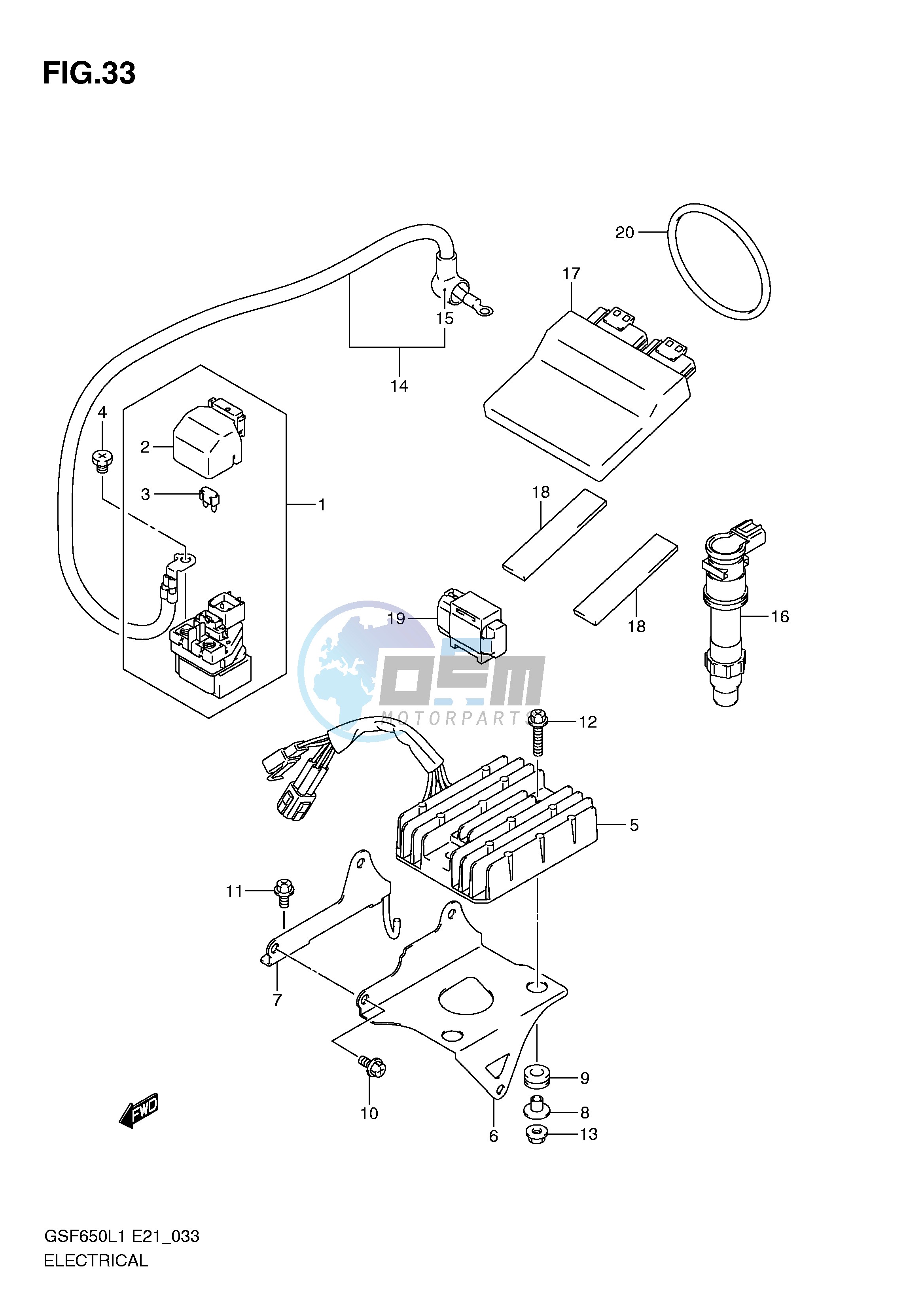 ELECTRICAL (GSF650SUAL1 E21)