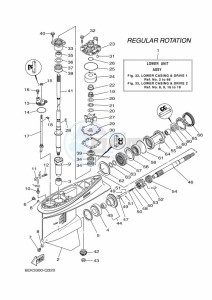 F115BETL drawing PROPELLER-HOUSING-AND-TRANSMISSION-1