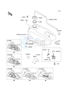 KX 60 B [KX60] (B10-B14) [KX60] drawing FUEL TANK