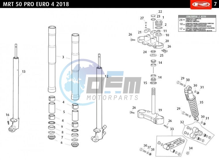 SUSPENSION MRT PRO 2017 Q40