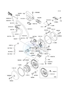 VN 1500 D[VULCAN 1500 CLASSIC] (D1-D2) [VULCAN 1500 CLASSIC] drawing AIR CLEANER