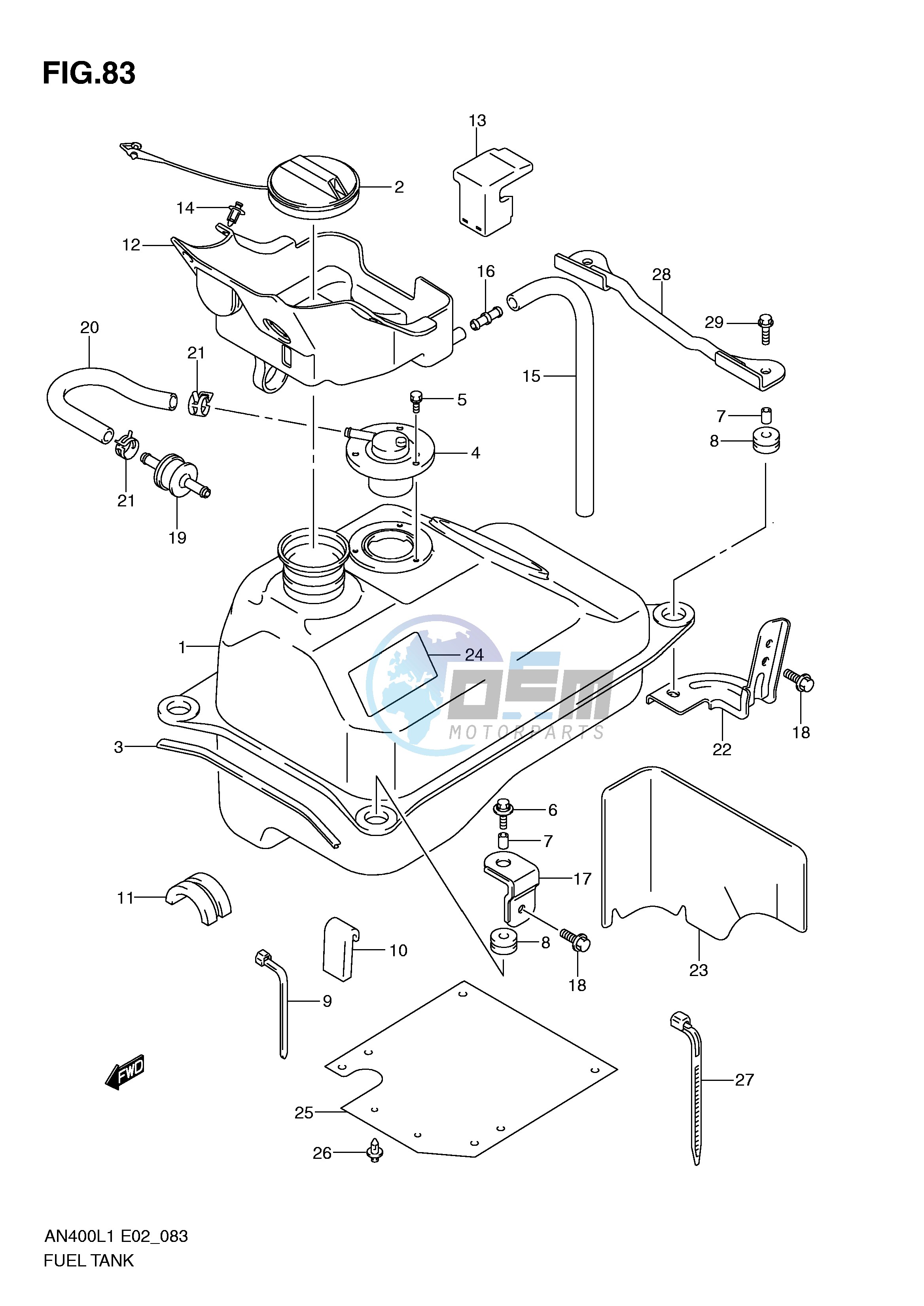 FUEL TANK (AN400ZAL1 E2)