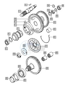 FANTIC 50 drawing Countershaft