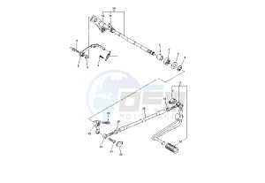 YZF R1 1000 drawing SHIFT SHAFT