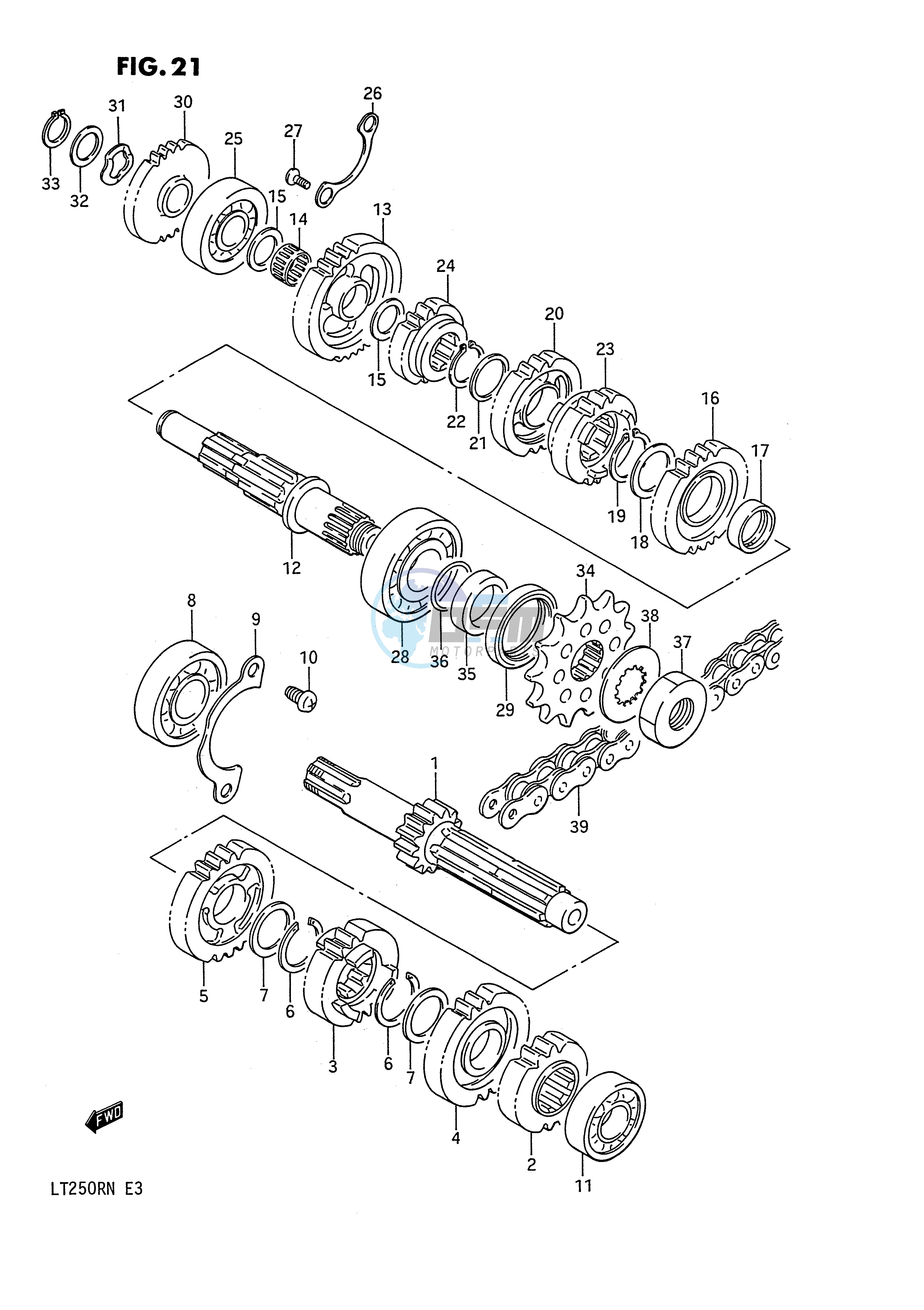 TRANSMISSION (MODEL F G)