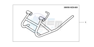 VT600C drawing MAINTENANCE STAND