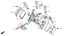 VFR800 drawing COWL STAY (VFR800A)