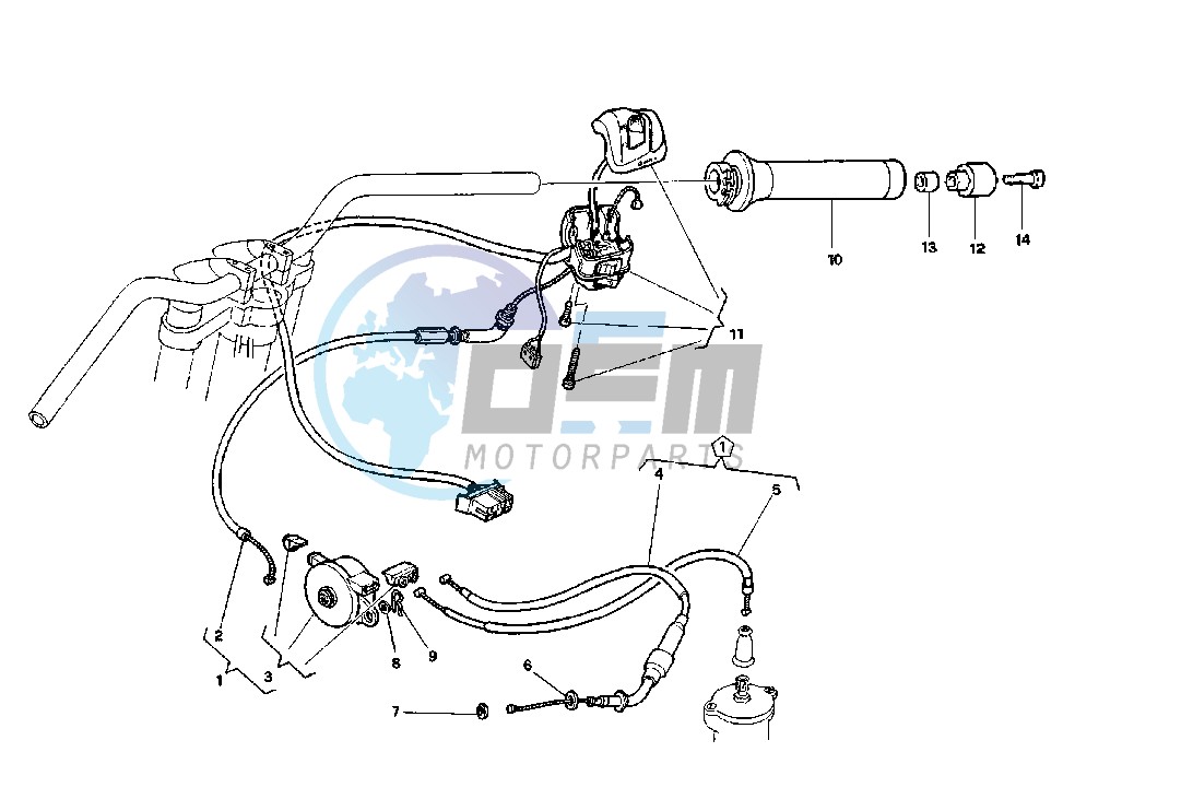 HANDLEBAR RIGHT CONTROLS