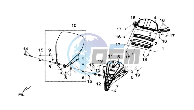 DASHBOARD - WINDSCREEN