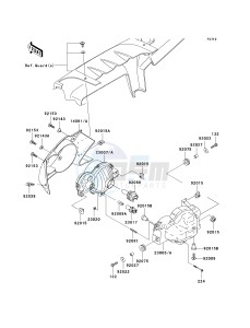 KVF 750 C [BRUTE FORCE 750 4X4I] (C6F-C7F) C7F drawing HEADLIGHT-- S- -