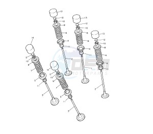 YZF R 750 drawing VALVE