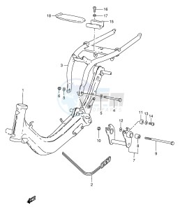 FZ50 (E1) drawing FRAME (MODEL X)