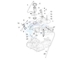 125 4T 3V ie Primavera (APAC) drawing Fuel tank