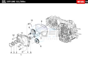 CITYLINE-IE-125-300-RED drawing CYLINDER HEAD - CAMSHAFT