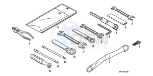 XL700VA9 UK - (E / ABS MKH SPC) drawing TOOLS