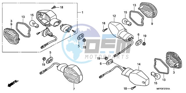 WINKER (CB1300S/CB1300SA)