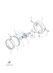 AG200FE (53CD 53CE) drawing HEADLIGHT