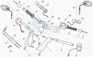 Norge 1200 IE 1200 IE drawing Handlebar - controls