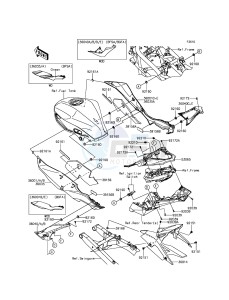 NINJA 250SL ABS BX250BGF XX (EU ME A(FRICA) drawing Side Covers/Chain Cover