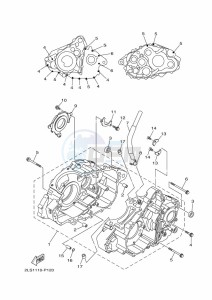 YFM700R (BCXJ) drawing CRANKCASE