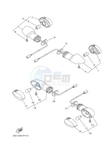 MT-09 TRACER MT09TRA TRACER 900 (2SCC 2SCD) drawing FLASHER LIGHT