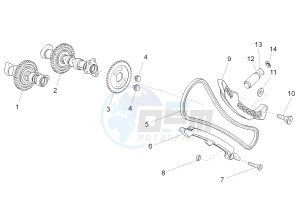 Tuono 1000 v4 R Std APRC drawing Front cylinder timing system