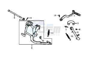 JET EURO X EU2 - 50 cc drawing STAND