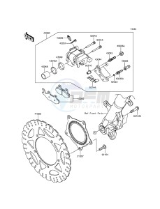 NINJA 300 ABS EX300BEF XX (EU ME A(FRICA) drawing Front Brake