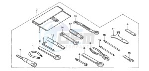 VTR1000SP VTR1000SP-1 drawing TOOLS