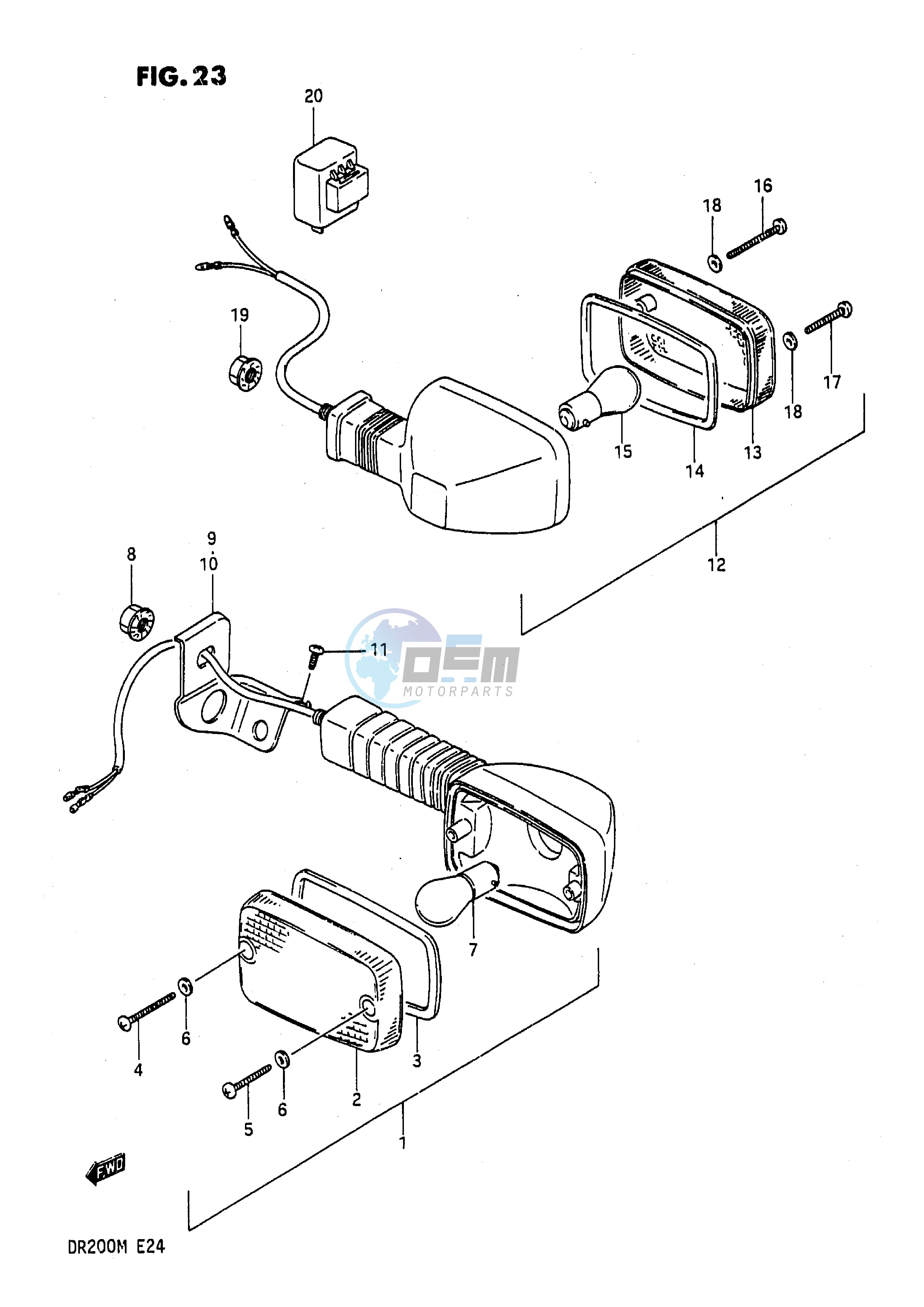 TURN SIGNAL LAMP (E21)