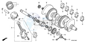 CBF1000S9 Europe Direct - (ED) drawing CRANKSHAFT/PISTON