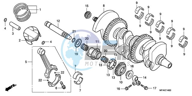 CRANKSHAFT/PISTON