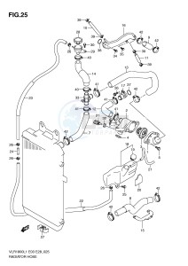 VLR1800 (E3-E28) drawing RADIATOR HOSE