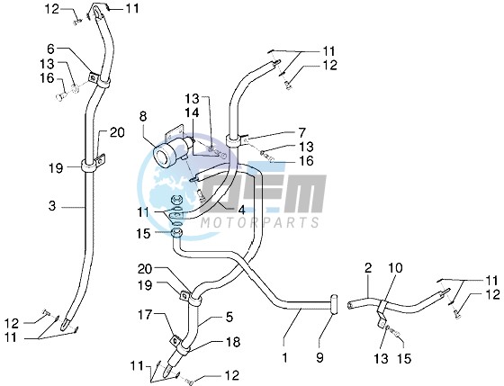 Brake piping