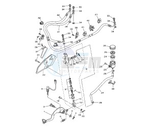 XTZ SUPER TENERE 1200 drawing REAR MASTER CYLINDER