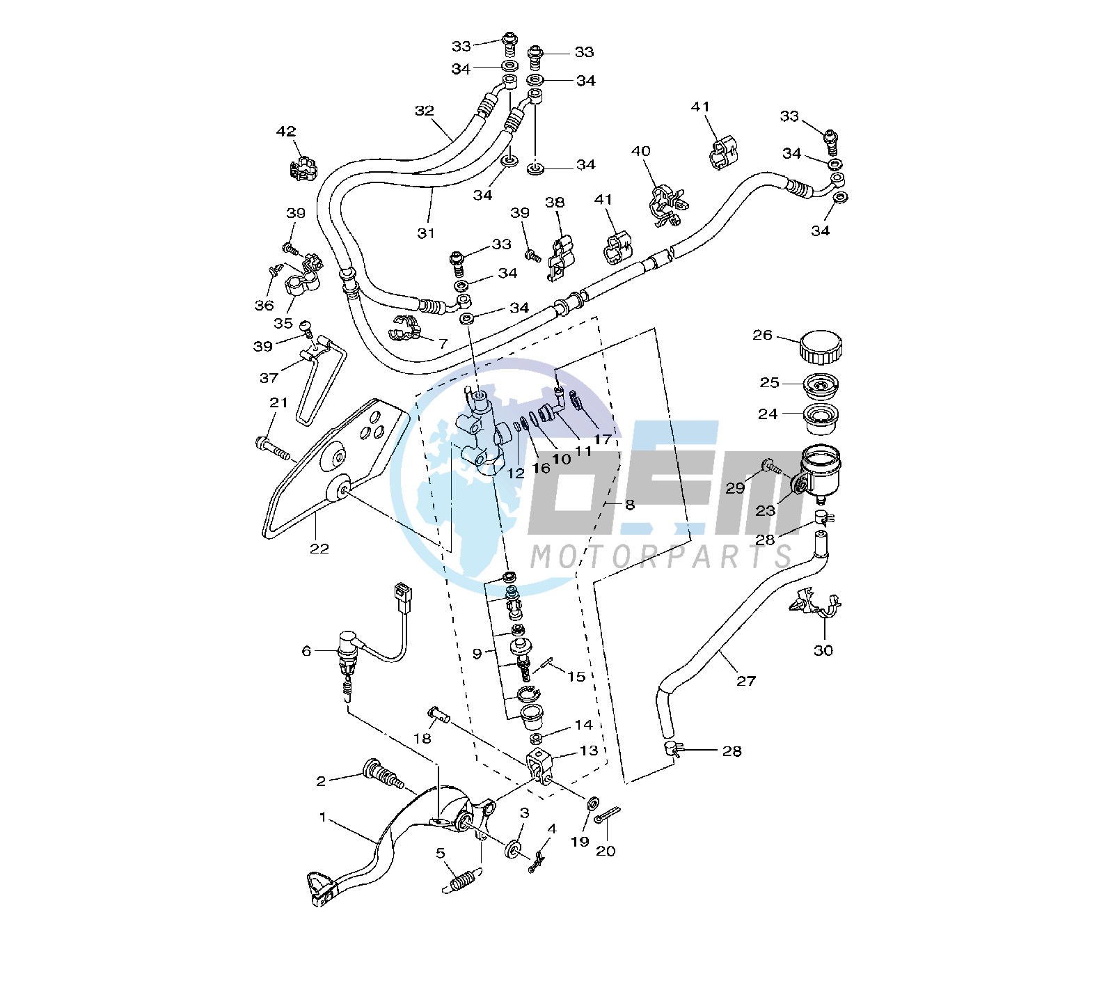 REAR MASTER CYLINDER