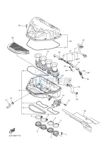 YZF-R1 998 R1 (2CRC 2CRD) drawing INTAKE