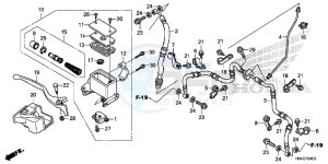 TRX500FE1H Europe Direct - (ED) drawing FRONT BRAKE MASTER CYLINDER