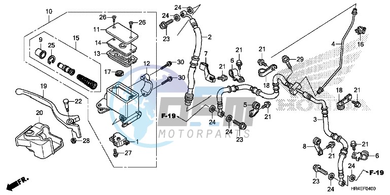 FRONT BRAKE MASTER CYLINDER